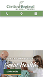 Mobile Screenshot of cortlandregional.org